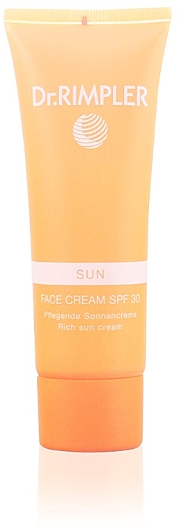 Sonnencreme für Gesicht LSF 30 - Dr.Rimpler Sunprotection Face Cream SPF-30 — Bild N1
