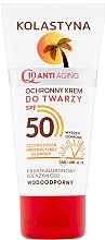 Düfte, Parfümerie und Kosmetik Wasserfeste Anti-Aging Sonnenschutzcreme für Gesicht SPF 50 - Kolastyna