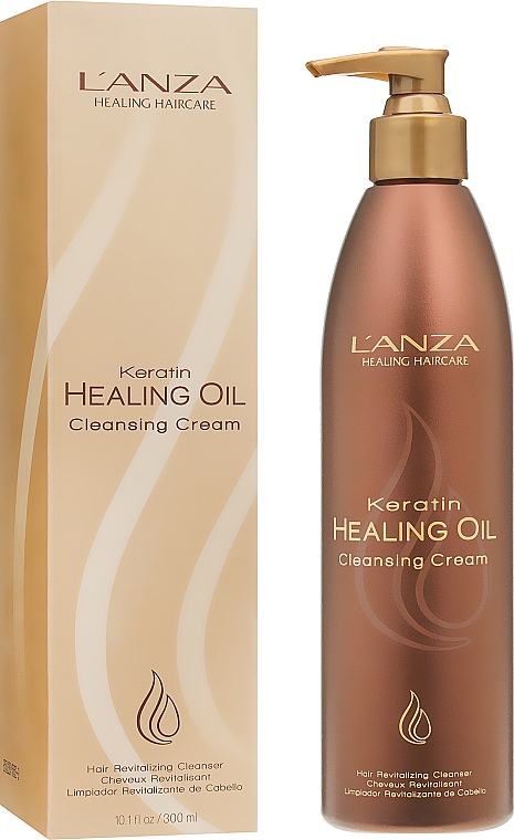 Erfrischendes Creme-Shampoo mit Keratin - L'anza Keratin Healing Oil Cleansing Cream — Bild N1
