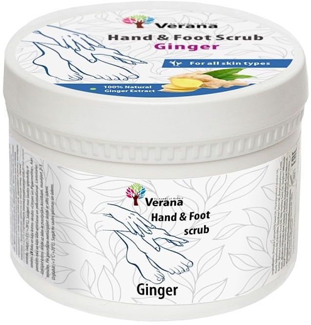 Hand- und Fußpeeling Ingwer - Verana Hand & Foot Scrub Ginger — Bild N1
