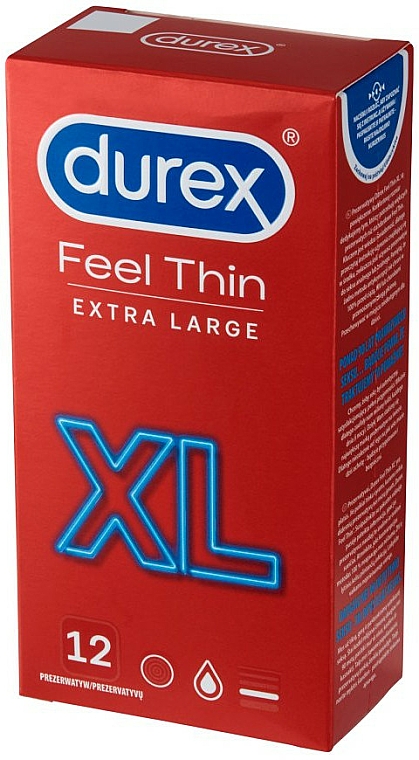 Kondome 12 St. - Durex Feel Thin XL — Bild N1
