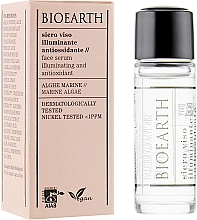 Düfte, Parfümerie und Kosmetik Antioxidatives aufhellendes Gesichtsserum - Bioearth Brightening & Antioxidant Serum (Mini)