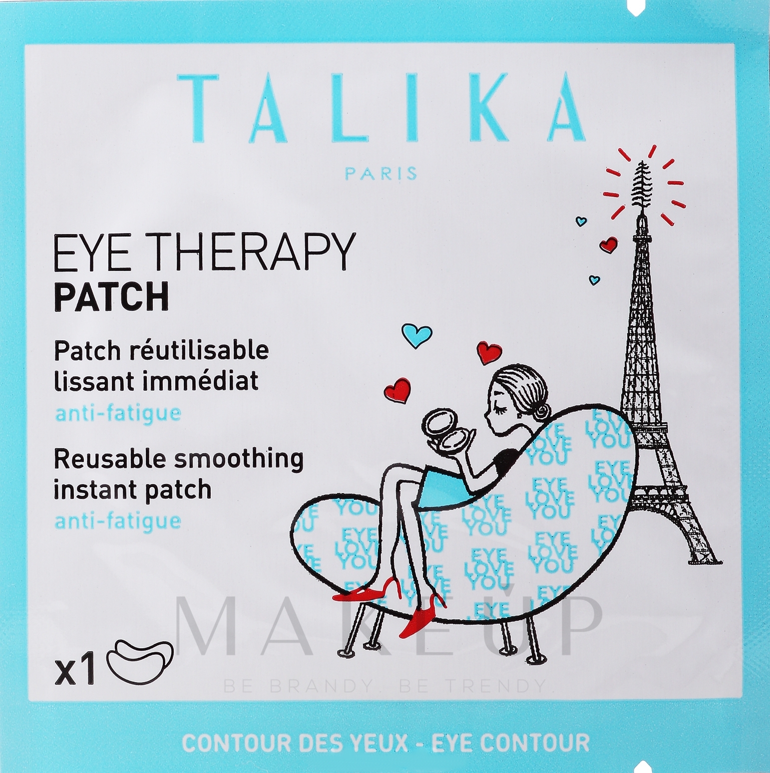 Anti-Aging Augenpatches mit Sheabutter - Talika Eye Therapy Reusable Instant Smoothing Patch Refills — Bild 2 St.