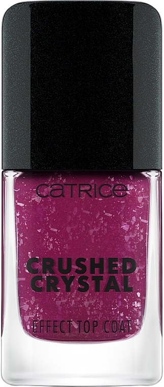 Decklack mit Crushed-Kristall-Effekt  - Catrice Crushed Crystal Effect Amethyst Aura Top Coat  — Bild N2