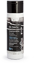 Düfte, Parfümerie und Kosmetik Entgiftendes Shampoo mit Schwarzkohle und weißer Tonerde für fettiges Haar - Bio Happy Detox Shampoo Black Charcol And White Clay