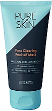 Düfte, Parfümerie und Kosmetik Porenreinigende Peel-Off Gesichtsmaske mit Salicylsäure und Aktivkohle - Oriflame Pure Skin Pore Clearing Peel-off Mask