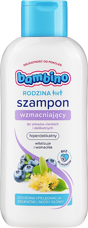 Stärkendes Shampoo für dünnes und empfindliches Haar - Bambino Family Shampoo — Bild N1
