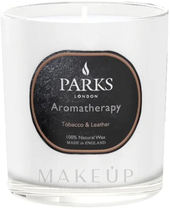 Duftkerze - Parks London Aromatherapy Tobacco & Leather Candle — Bild 220 g