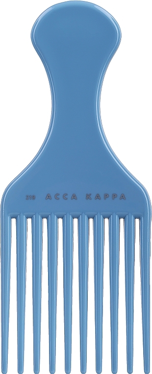 Haarkamm 219 blau - Acca Kappa Pettine Afro Basic  — Bild N1