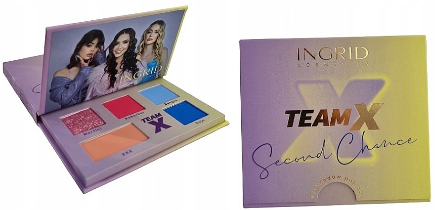 Lidschatten-Palette - Ingrid Cosmetics Team X Second Chance Eyeshadow Palette — Bild N2