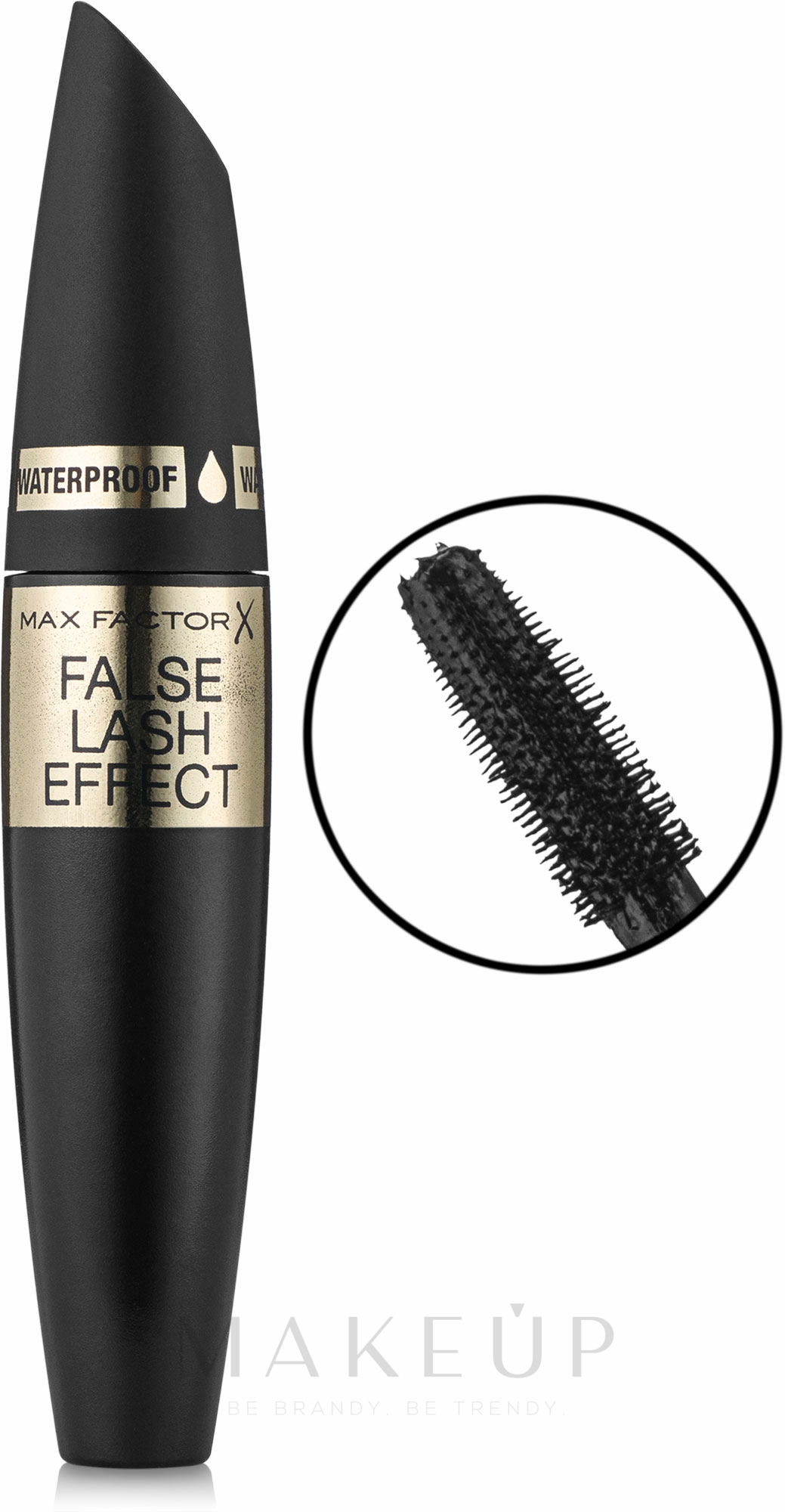 Wasserfeste Wimperntusche - Max Factor False Lash Effect Waterproof Mascara — Bild Black