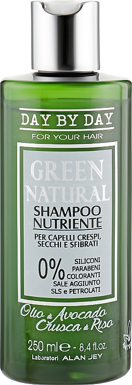 Nährendes Shampoo für sprödes, trockenes und geschädigtes Haar - Alan Jey Green Natural Shampoo  — Bild N1