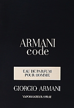 Düfte, Parfümerie und Kosmetik GESCHENK! Giorgio Armani Armani Code - Eau de Parfum (Probe)