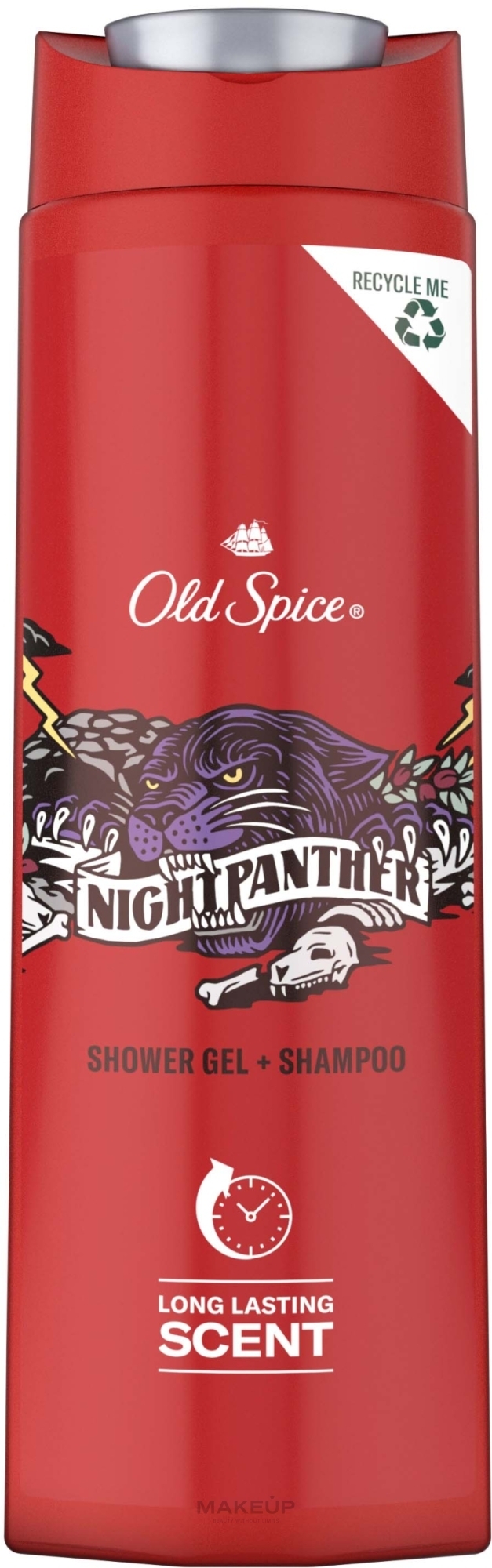 Shampoo-Duschgel - Old Spice Nightpanther Shower Gel + Shampoo — Bild 400 ml