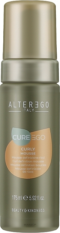 Schaumfestiger für lockiges und gewelltes Haar  - Alter Ego Cureego Curly Hair Mousse  — Bild N1