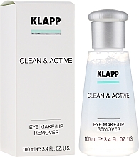 Düfte, Parfümerie und Kosmetik Augen-Make-up Entferner mit Allantoin - Klapp Clean & Active Eye Make-up Remover