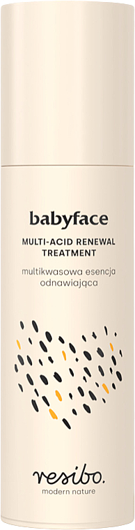 Erneuernde Gesichtsessenz mit vielen Säuren - Resibo Babyface Multi-Acid Renewal Treatment — Bild N1