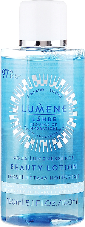 Gesichtsreinigungslotion - Lumene Lahde Aqua Lumenessence Beauty Lotion — Bild N1