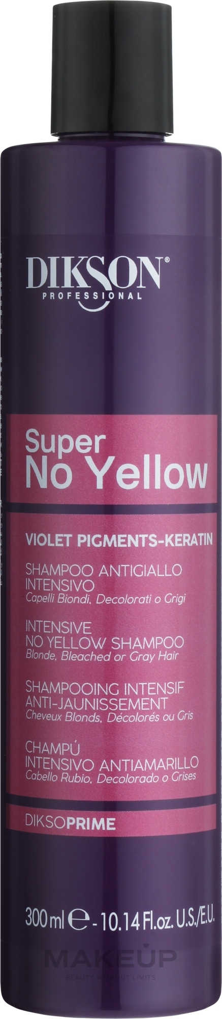 Shampoo gegen Gelbstich - Dikson Super No-Yellow Shampoo — Bild 300 ml