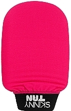 Peelinghandschuh rosa-schwarz - Skinny Tan Pink and Black Exfoliating Mitt — Bild N1