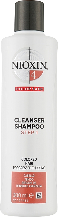 Reinigungsshampoo für coloriertes Haar - Nioxin Thinning Hair System 4 Cleanser Shampoo Step 1 — Bild N1