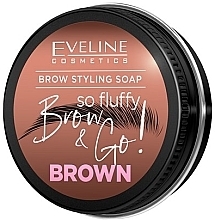 Augenbrauenseife - Eveline Cosmetics Brow & Go Brow Styling Soap — Bild N1