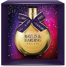 Düfte, Parfümerie und Kosmetik Badeschaum in einer Geschenkbox - Baylis & Harding Midnight Fig & Pomegranate Festive Bauble Gift
