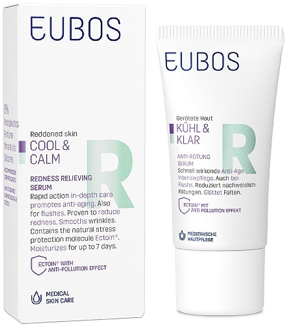 Gesichtsserum gegen Rötungen - Eubos Med Cool & Calm Redness Relieving Serum — Bild N1