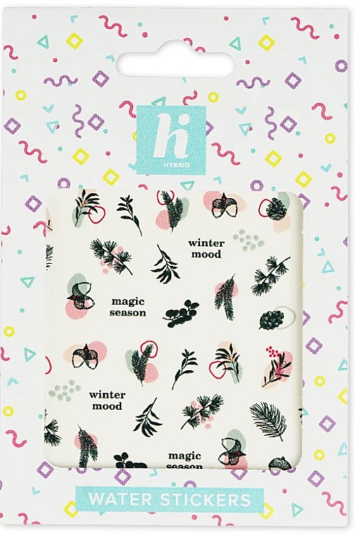 Dekorative Wassersticker für die Nägel - Hi Hybrid Nail Stickers  — Bild N1
