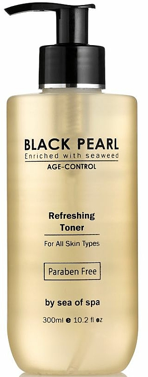 Pflegende Reinigungslotion für normale bis trockene Haut - Sea Of Spa Black Pearl Age Control Refreshing Toner For All Skin Types — Bild N1