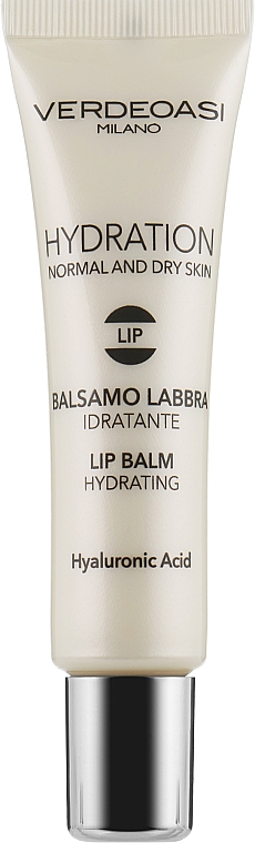 Feuchtigkeitsspendender Lippenbalsam mit Hyaluronsäure und Sheabutter - Verdeoasi Hydration Lip Balm — Bild N1