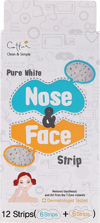 Reinigungsstreifen für Gesicht und Nase - Cettua Nose & Face Strip — Bild N1