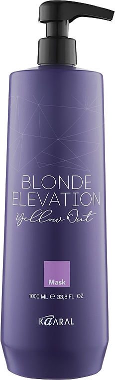 Maske für blondiertes Haar - Kaaral Blonde Elevation Yellow Out — Bild N3