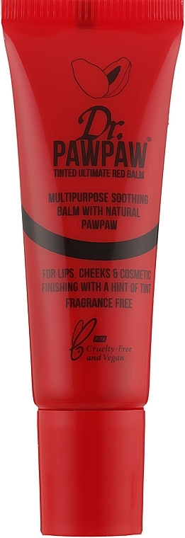 Lippenbalsam rot - Dr. PAWPAW Tinted Ultimate Red Balm — Bild N1