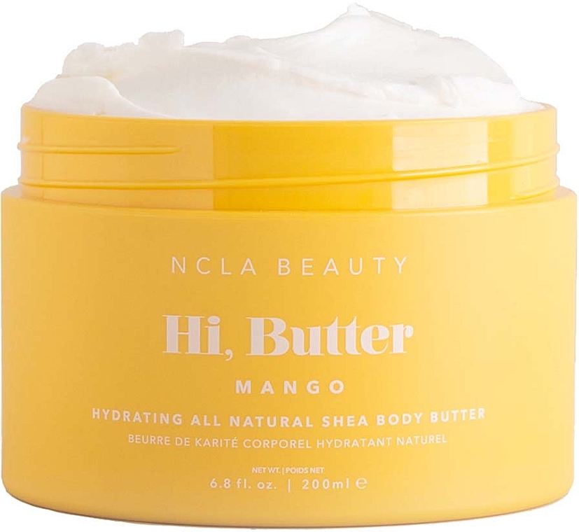 Körperbutter mit Mango - NCLA Beauty Hi, Butter Mango Hydrating All Natural Shea Body Butter — Bild N1