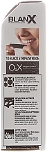 Zahnaufhellungsstreifen mit Aktivkohle - BlanX O3X Whitening Strips Black — Bild N2