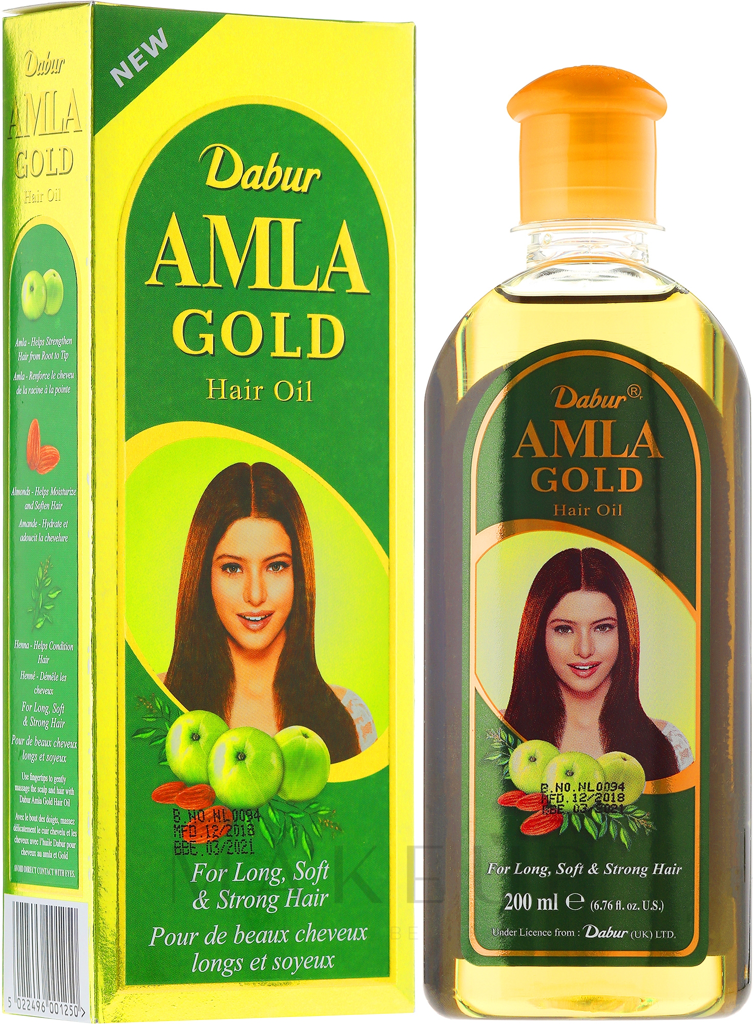 Haaröl "Gold" - Dabur Amla Gold Hair Oil — Bild 200 ml
