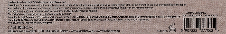 Augen-Make-up-Set - Lash Brow Set (mascara/9g + lashes in a bottle/9g + box) — Bild N3