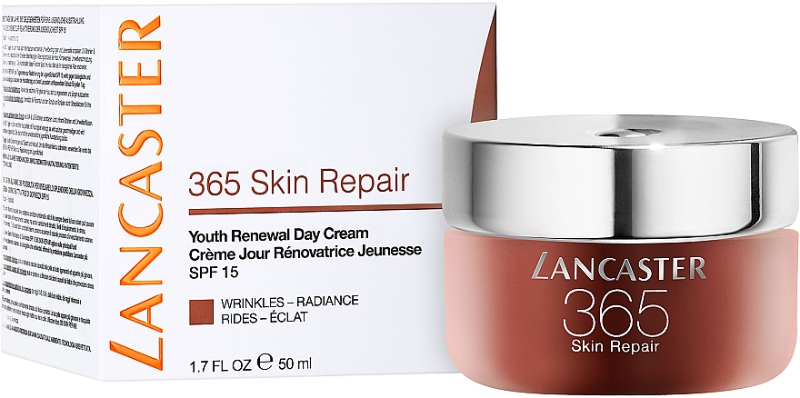 Verjüngende, reparierende und schützende Tagescreme - Lancaster 365 Skin Repair Youth Renewal Day Cream SPF 15 — Bild N5