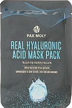 Düfte, Parfümerie und Kosmetik Anti-Aging Tuchmaske für das Gesicht mit Hyaluronsäure - Pax Moly Real Hyaluronic Acid Mask Pack