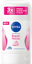 Düfte, Parfümerie und Kosmetik Deostick Antitranspirant - Nivea Fresh Flower 48H Antiperspirant Stick
