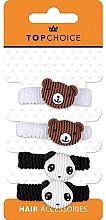 Düfte, Parfümerie und Kosmetik Haargummis 25778 4 St. Teddybär und Panda - Top Choice