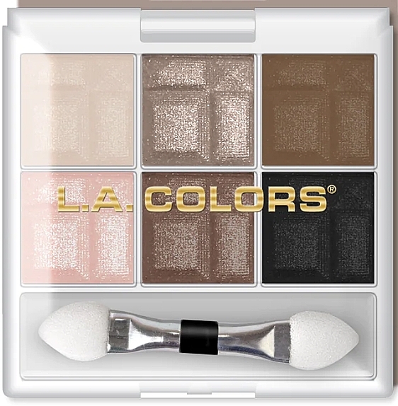 Lidschattenpalette 6 Farben - L.A. Colors 6 Color Eyeshadow  — Bild N1