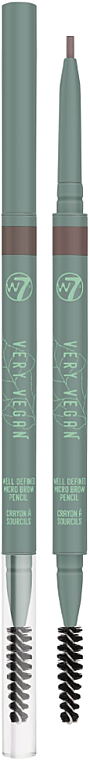 Augenbrauenstift - W7 Very Vegan Well Defined Micro Brow Pencil — Bild N1