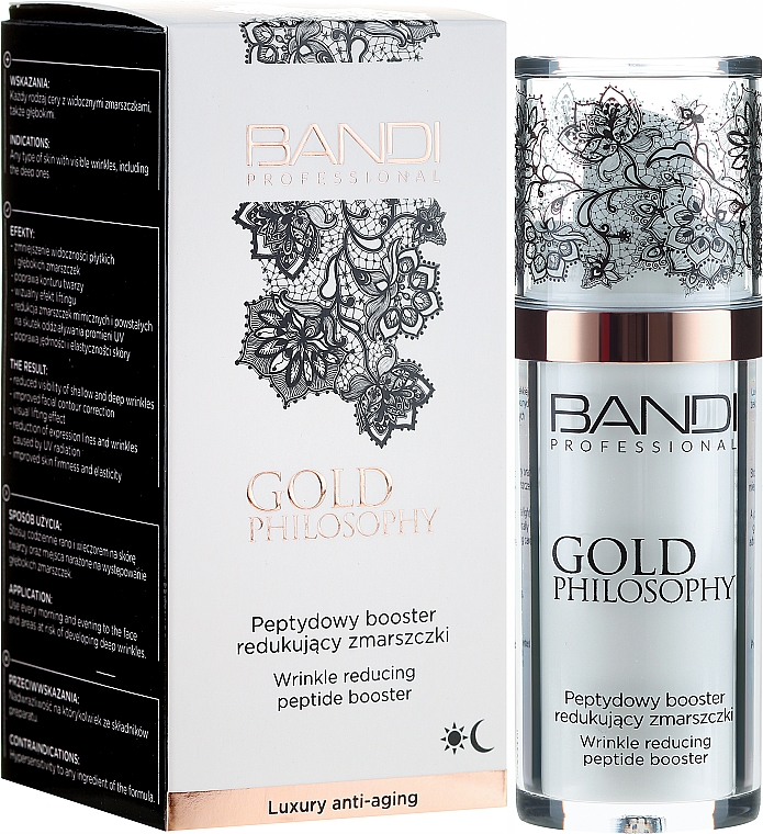 Anti-Falten Gesichtsbooster mit Peptiden - Bandi Professional Gold Philosophy Wrinkle Reducing Peptide Booster — Bild N1