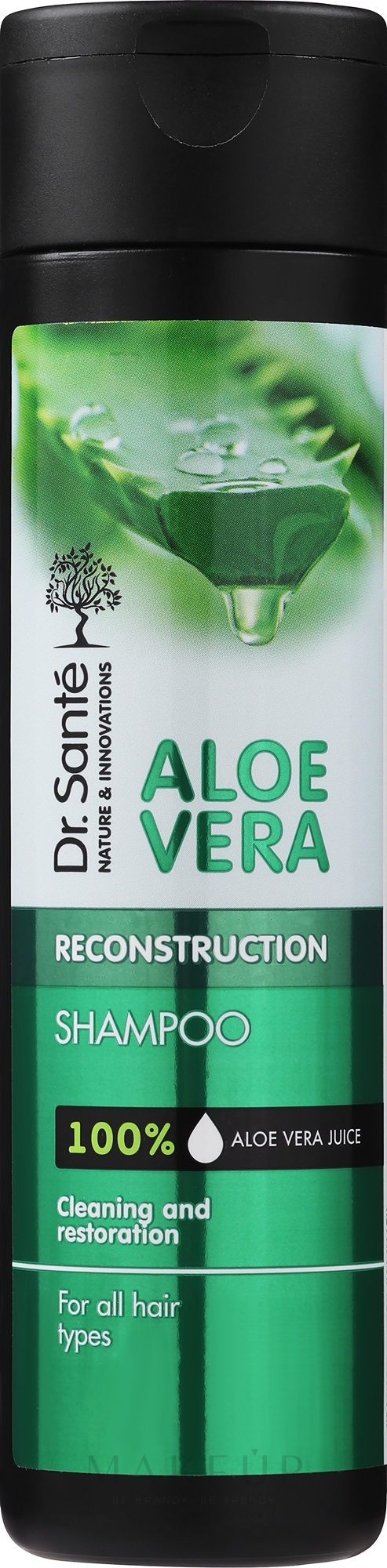 Regenerierendes Shampoo - Dr. Sante Aloe Vera — Bild 250 ml