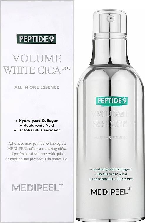 Gesichtsessenz mit Peptiden - MEDIPEEL Peptide 9 Volume White CICA Essence Pro  — Bild N2