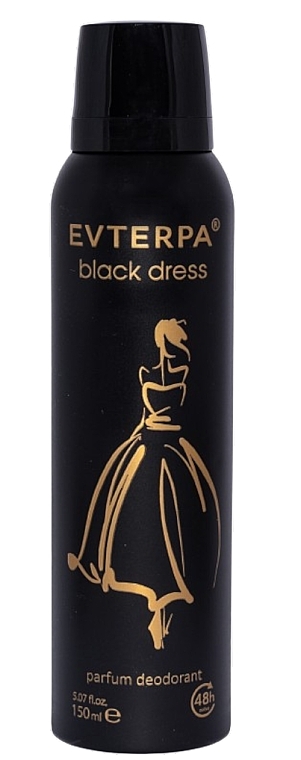 Deospray - Evterpa Black Dress Parfum Deodorant — Bild N1