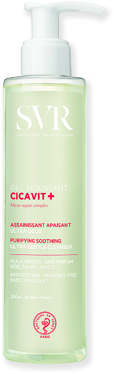 Schäumendes Reinigungsgel - SVR Cicavit+ Purifying Soothing Ultra-Gentle Cleanser — Bild N1