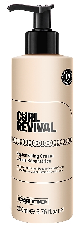 Pflegende Leave-in-Stylingcreme für lockiges Haar - Osmo Curl Revival Replenishing Cream  — Bild N1